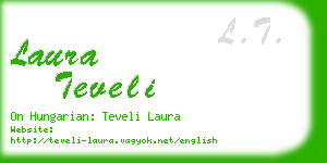 laura teveli business card